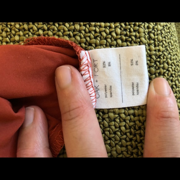 Oak + Fort boxy orange top // xs - Picture 4 of 4